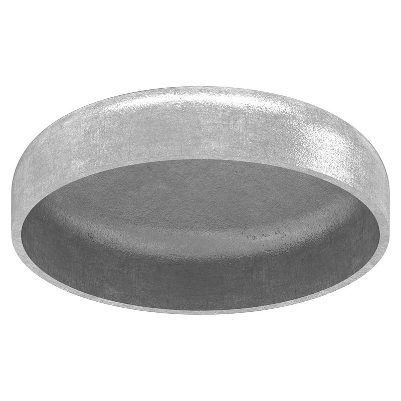 Fond bombé 76,1x2,0mm, DIN 28011, V2A