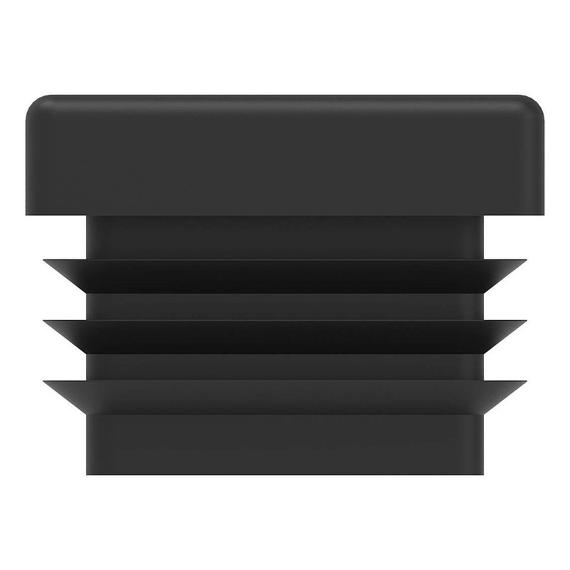 Bouchon plastique pour tube carré 30x30mm avec M10