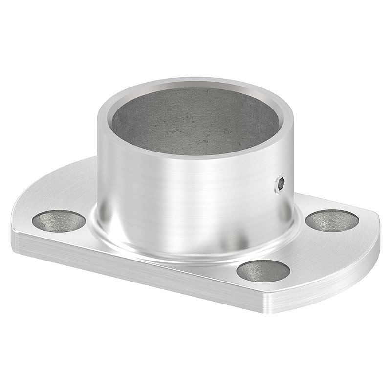 Wand- und Bodenanker, für Rohr 33,7mm, V2A