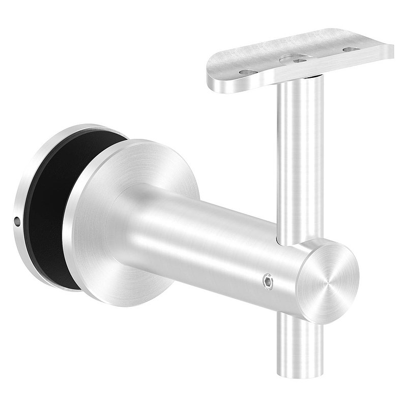 Handrail holder for glass, handrail connection plate 42.4 mm, AISI304