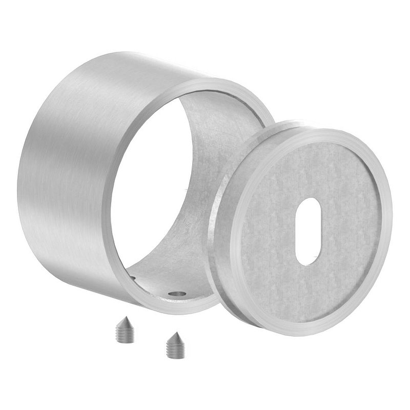 Wandbefestigung für Rohr 48,3mm, V2A