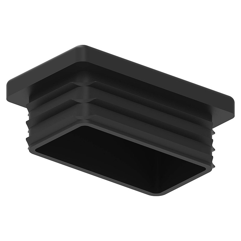 Bouchon plastique pour tube rectangulaire 50x30mm