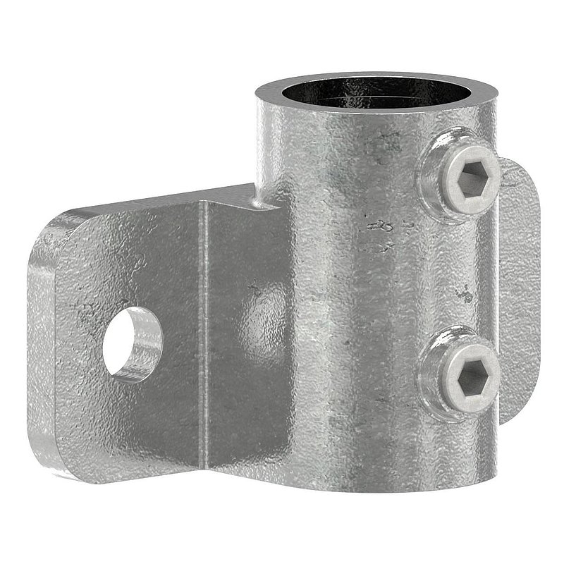 Support mural avec 2 trous de fixation, pour tube Ø 42,4mm