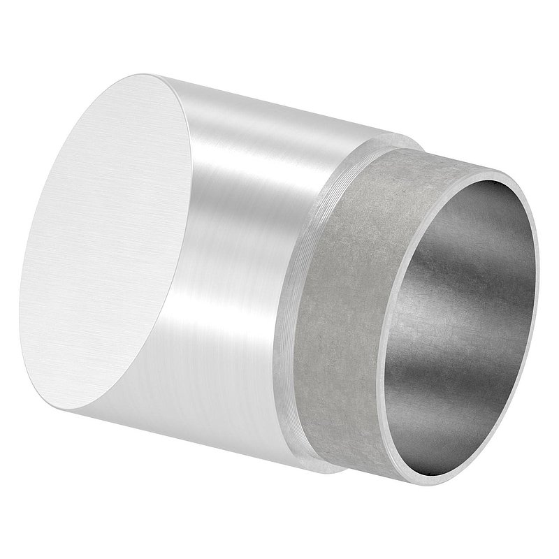End bend 45°, for tube 60.3x2.0mm, AISI304