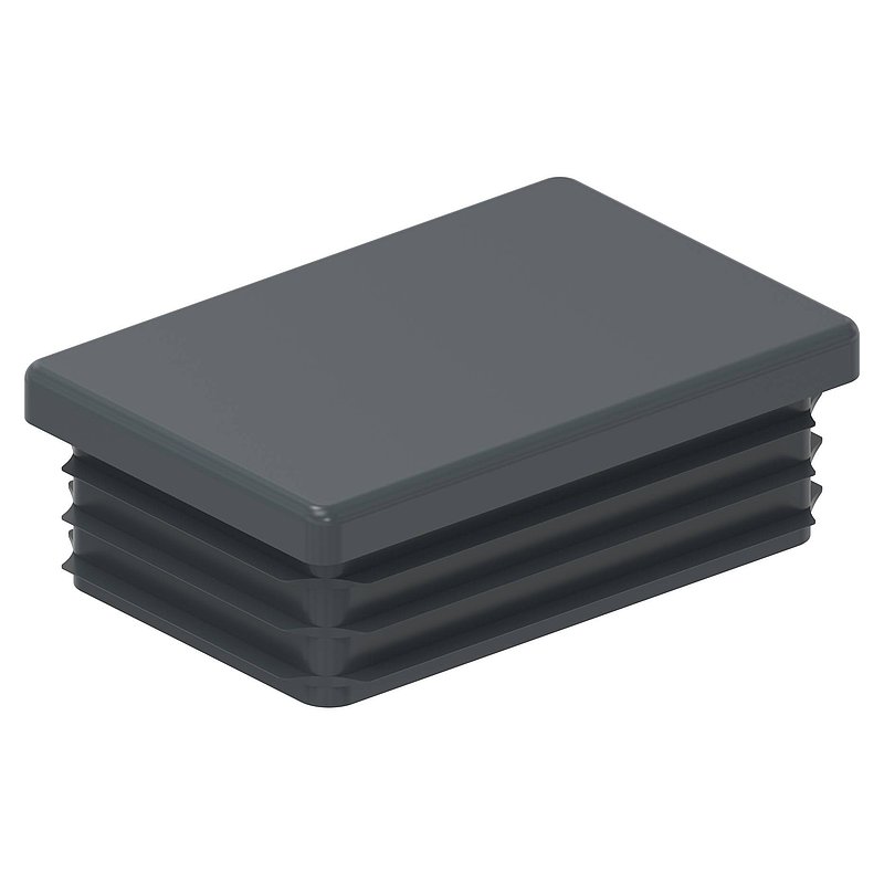 Bouchon plastique pour tube rectangle 60x40mm