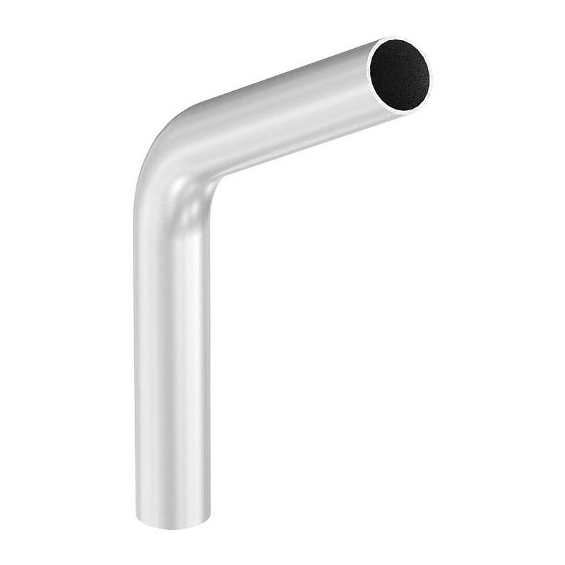 Tube bend 60°, made of 48.3x2.5mm tube, AISI304