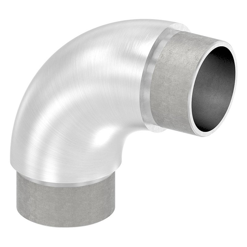 Rohrbogen 90°, für Rohr 42,4x2,5mm, V2A