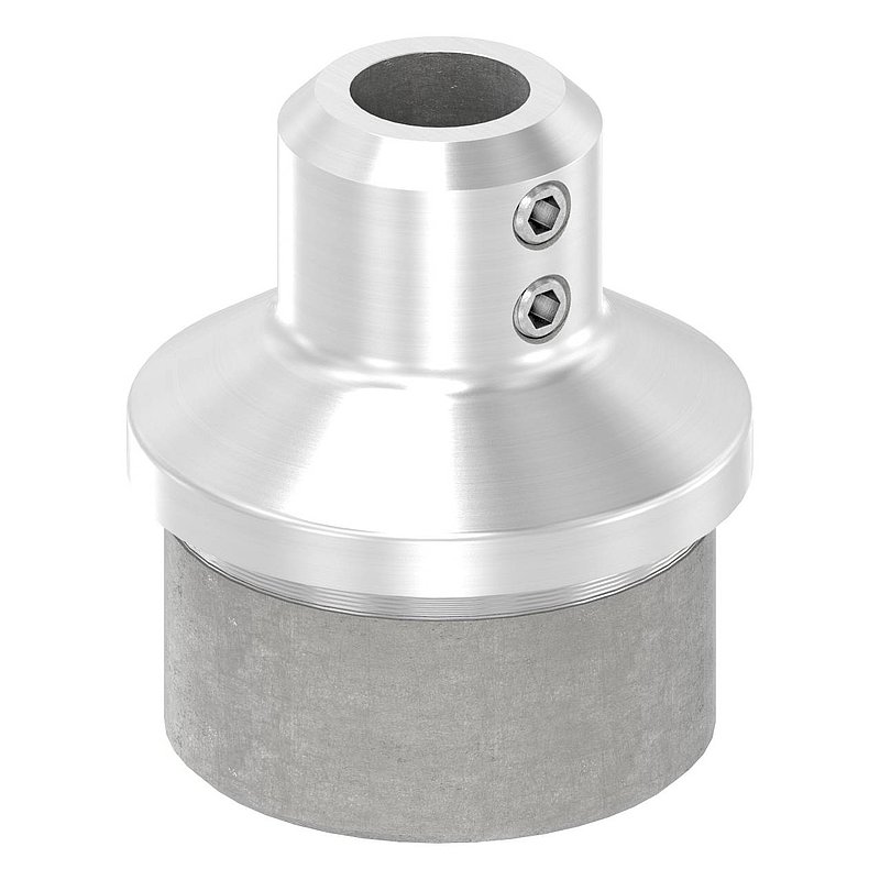 Rohrabschlussstopfen für 42,4x2,5mm, V2A