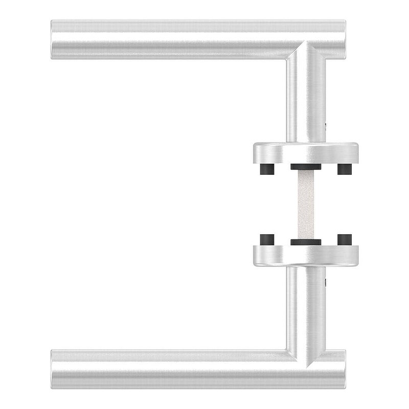 Paire de poignée de porte, pivotante, V2A