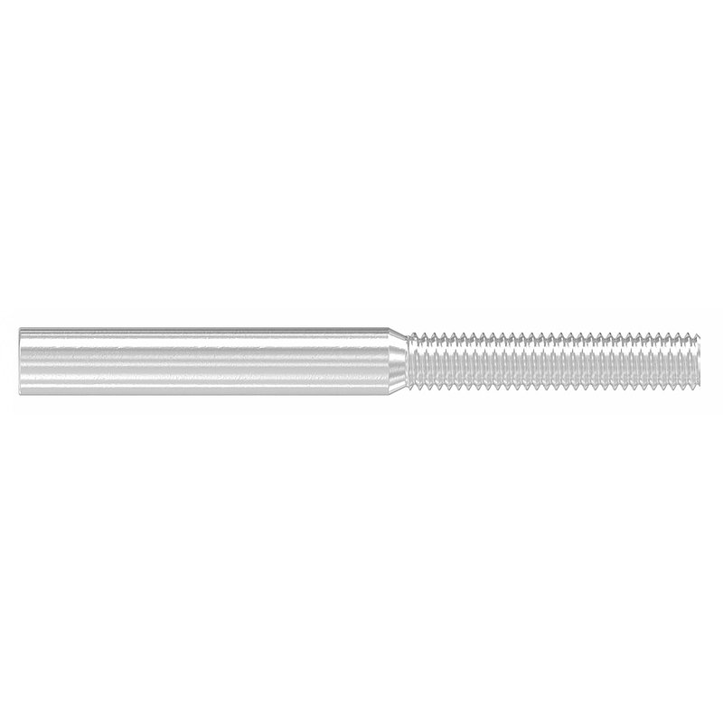 Gewindeterminal für Seil 4mm, V2A