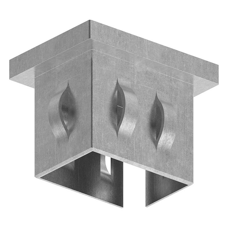 Stahleinschlagkappe, für, Rechteckrohr 40x30mm