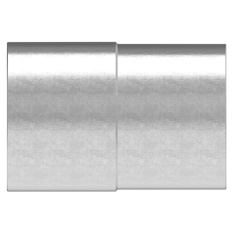 Connecting piece from 48.3x2.5mm to 48.3x2.0mm, AISI304