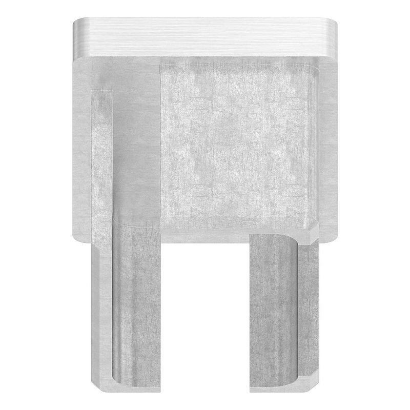 Capuchon à enfoncer, pour tube 50x30x2,0mm, V4A