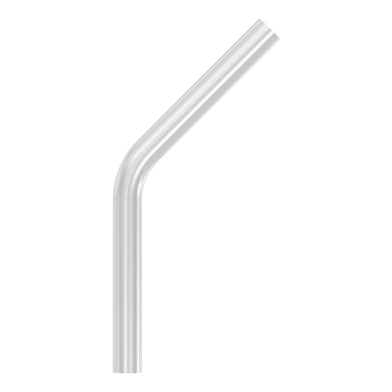 Tube bend 45°, made from 33.7x2.5mm tube, AISI304