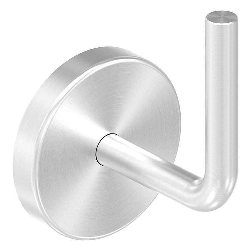 Handrail bracket for welding + cover rosette (round plate and bracket welded), AISI304