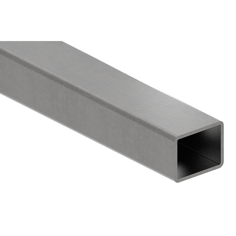 Rechteckrohr S235JR, 50x40x3mm, L: 6000mm