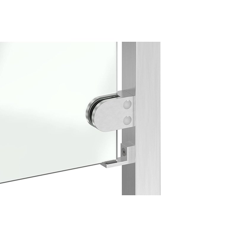Retaining shelf with straight connection, AISI304