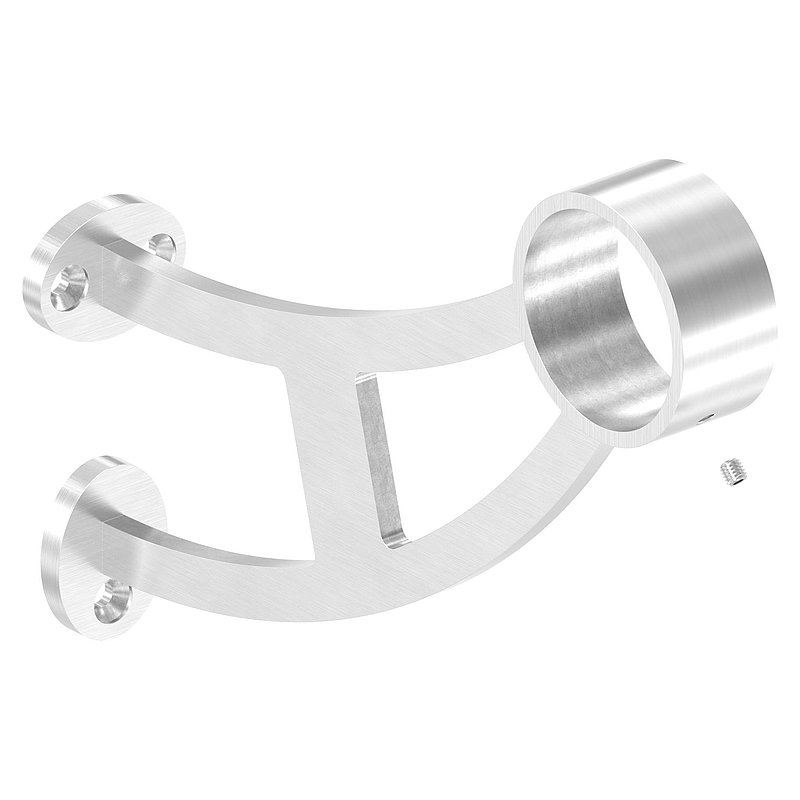 Support pour repose-pieds ou main courante, pour tube Ø 48,3mm, V2A