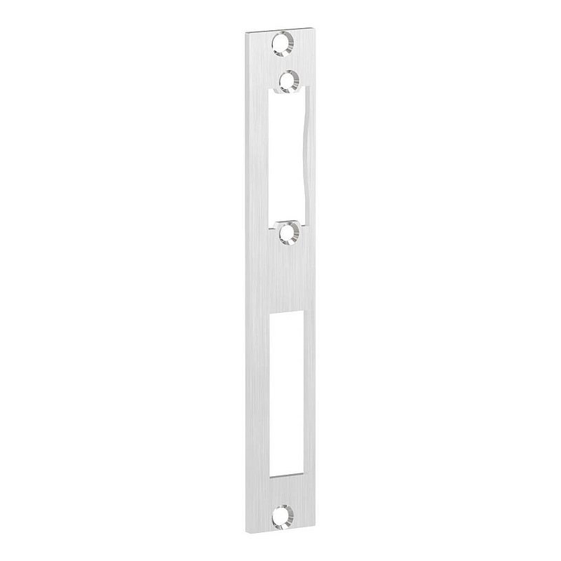 Platine de gâche acier inoxydable 172x26x3,0mm, avec entraxe 72mm, V2A