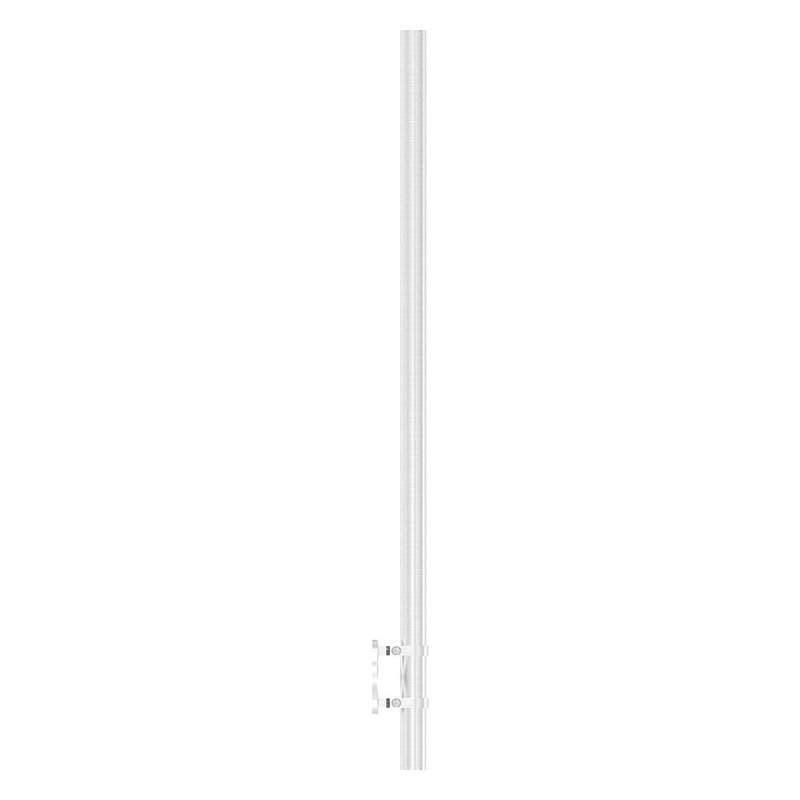 Stainless steel post AISI304 for wall mounting, H: 1190mm
