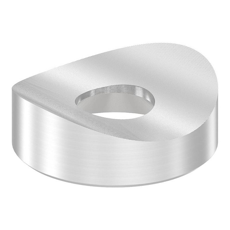 Pièce de compensation (avec trou chanfreiné) pour tube Ø 42,4mm, Ø 22mm, V2A