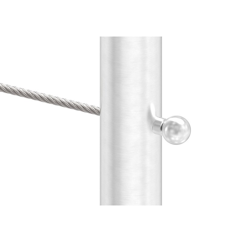 Formanschluss, mit Bohrung 6,5mm, V2A