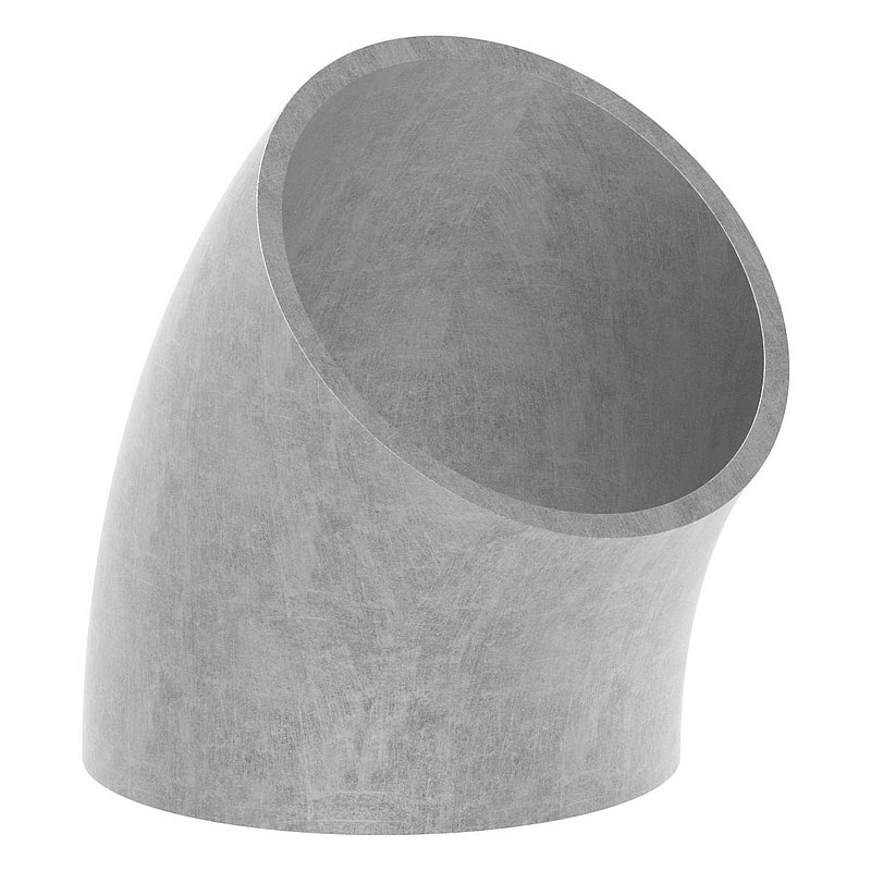 weldin elbow 45°, 60,3 x 2,9mm, 3D