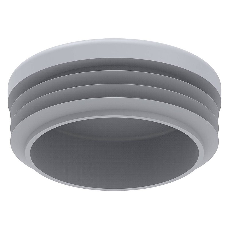 Plastic end cap for round tube 42.4 mm
