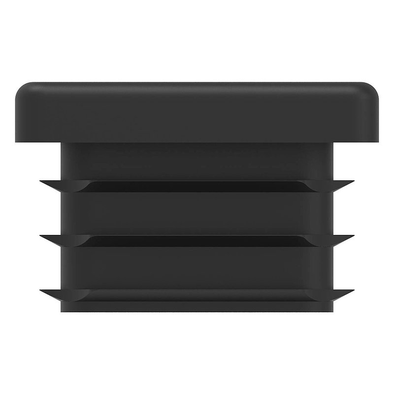 Bouchon plastique pour tube rectangulaire 50x30mm