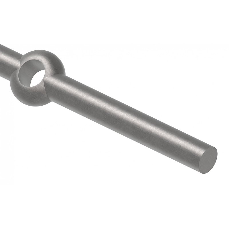 Perforated strip S235JR, 25mm, hole spacing 180mm, 2000mm