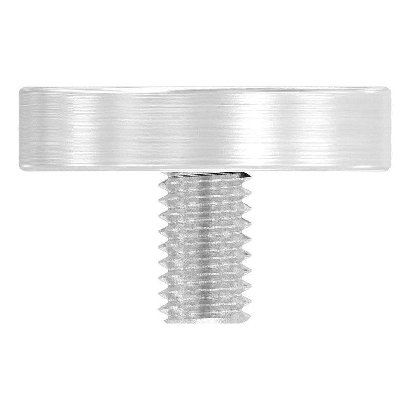 Handlaufanschlussplatte verstellbar, flach, V4A