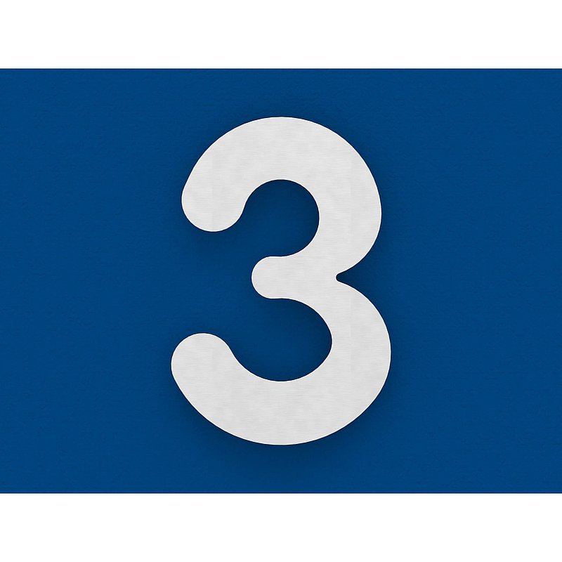 Numéro de maison 3 - "grand", V2A