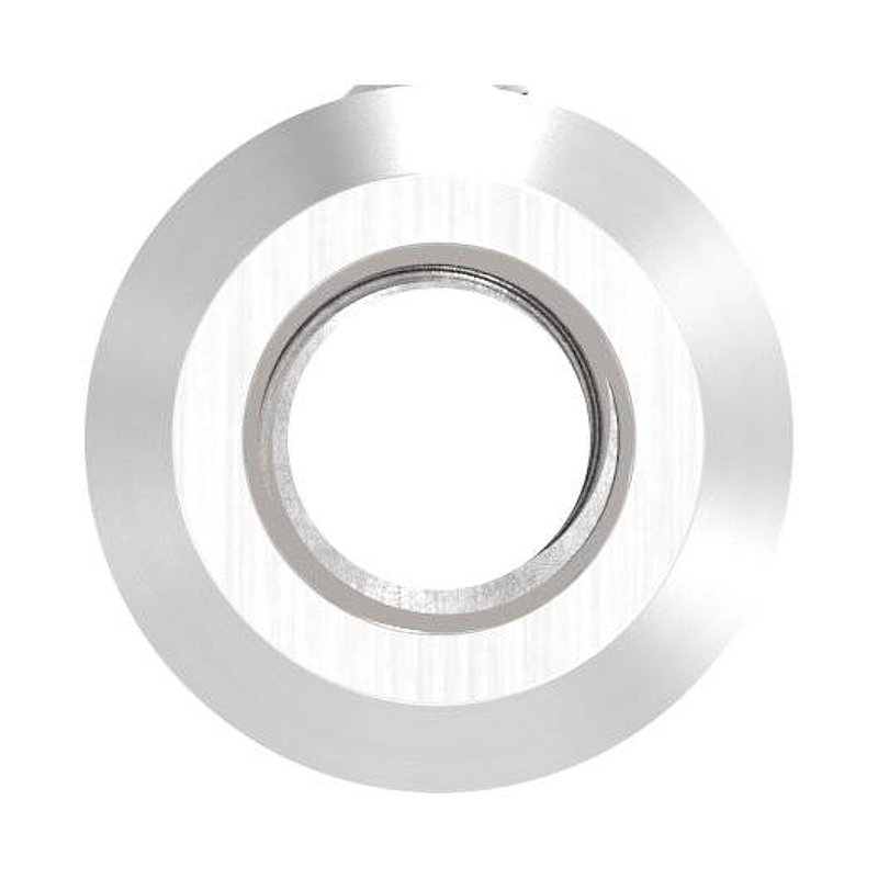 Bar connector Ø16mm with M8 thread and 10mm hole, AISI304