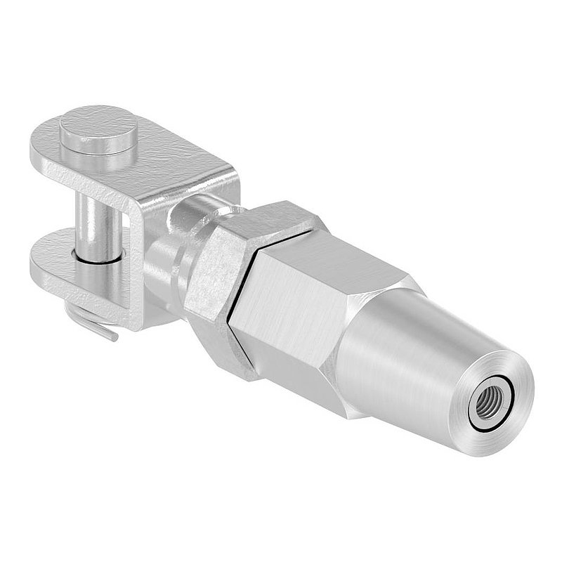 Gabelterminal zur Selbstmontage für Seil Ø 4mm, V4A