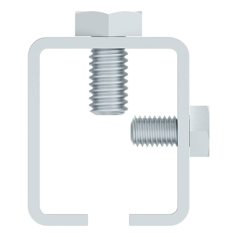 Connecteur pour rail de guidage de portes suspendues