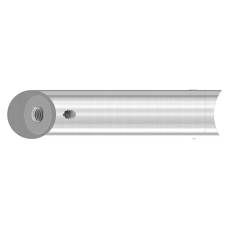 Angled tube spacer, for tube connection 42.4 mm, AISI304