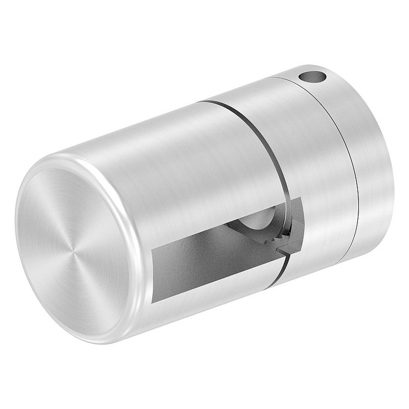 Brenk base holder for flat bars 30x8mm, AISI304