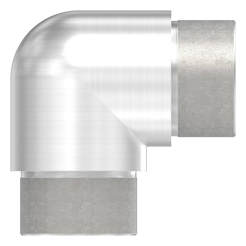 Tube coudé à 90° étroit, pour tube Ø 42,4x3mm, V2A