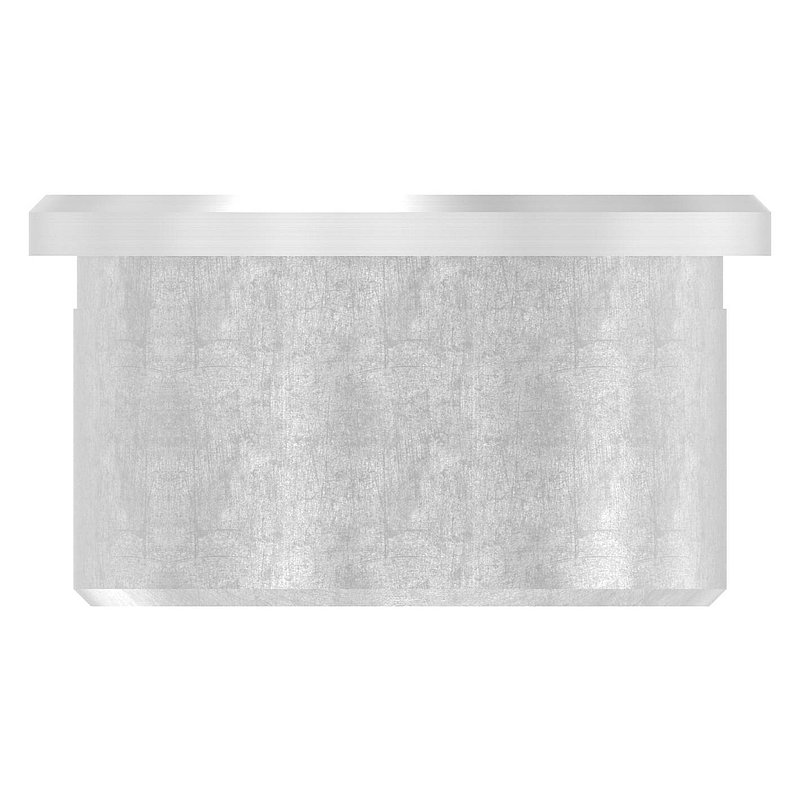 Bouchon pour extrémité de tube à coller avec M8, pour tube 42,4x2,5mm, V2A