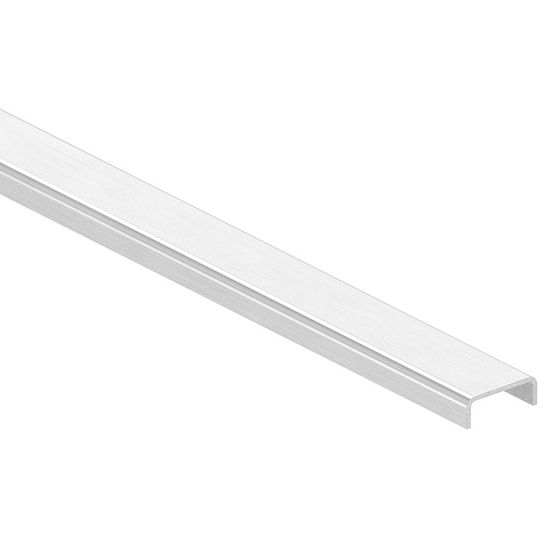 Kantenschutz EXTRA SLIM, für Glas 12,00 - 13,52mm, L: 6000mm, Edelstahl V4A