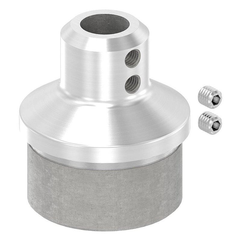Tube end plug for 42.4x2.0mm, AISI304