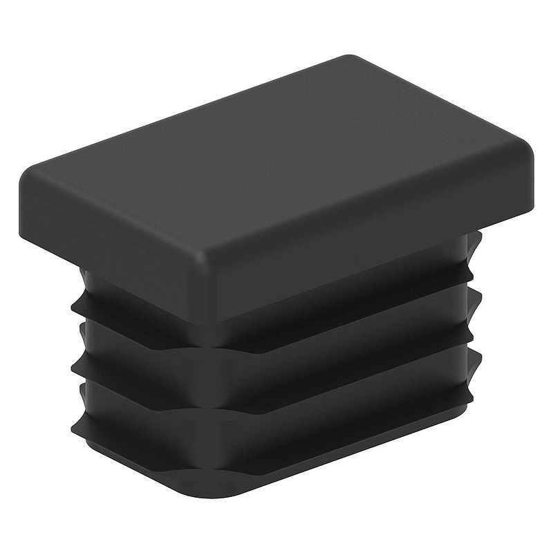 Bouchon plastique pour tube rectangulaire 30x20mm