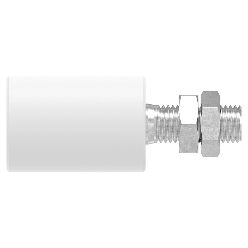 Guide roller Ø 40 x 60mm, thread M16, V2A