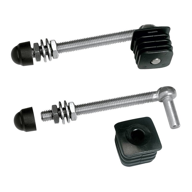 Torband M12 mit Länge 150mm für Rohr 40 x 40mm mit Polyamid-Kappen