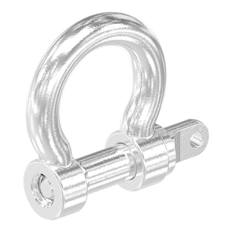 Curved shackle, M4, AISI316