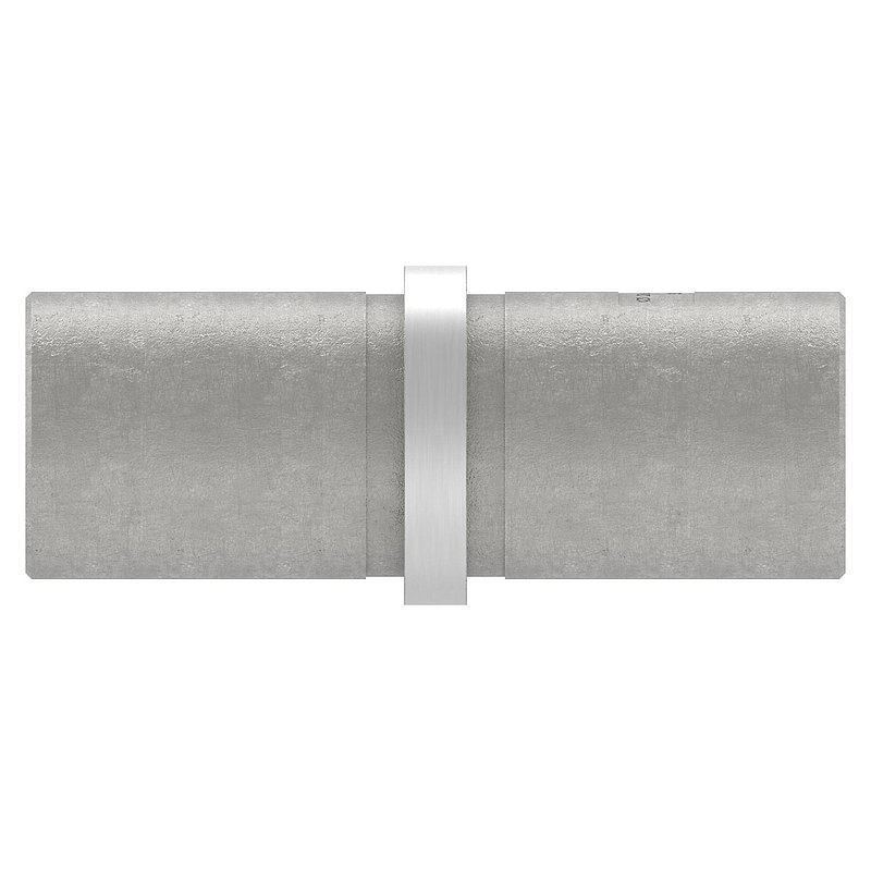 Connecting piece for tube 26.9x2.0mm, AISI304