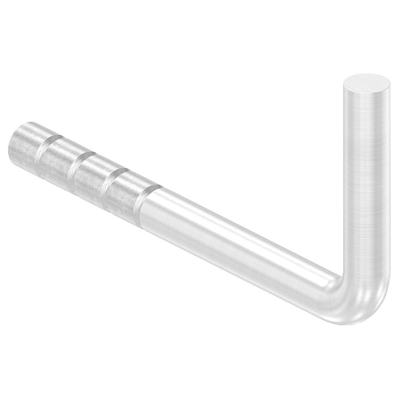 Handrail bracket for setting in concrete, bracket 14mm, AISI304