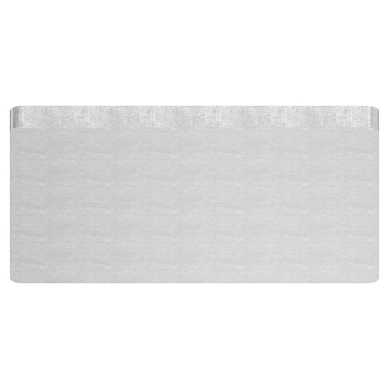 Bouchon plat 60 x 60 x 4,0mm, acier brut