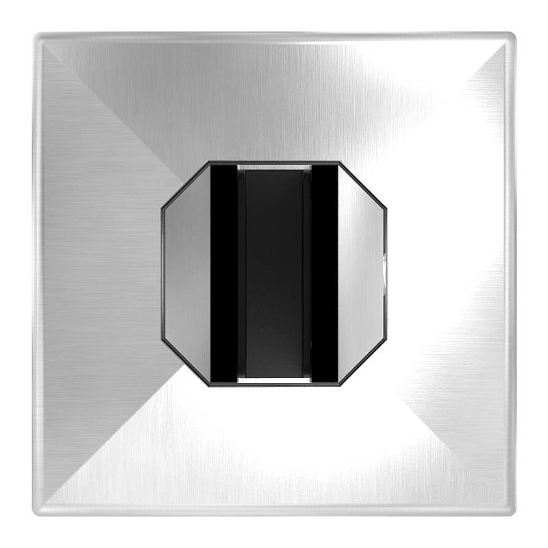 Pince à verre fixées au sol angulaire, pour verre ép. 12 - 12,76mm, V4A