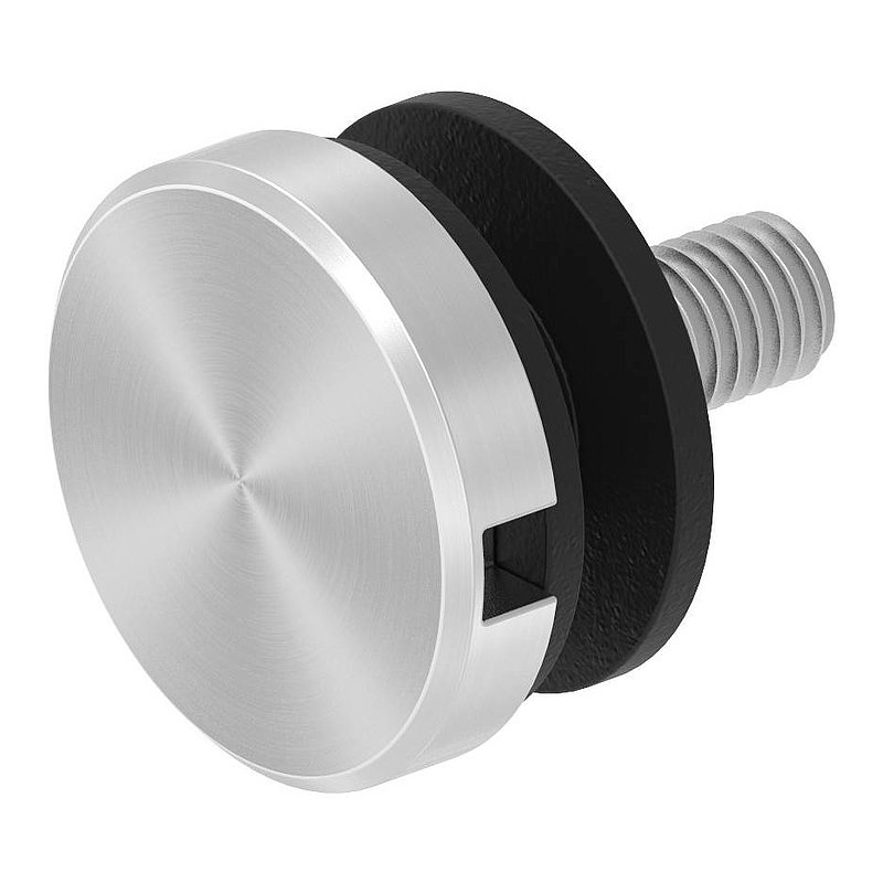 Point de fixation pour verre Ø 30mm, adapté pour les supports Brenk, V2A